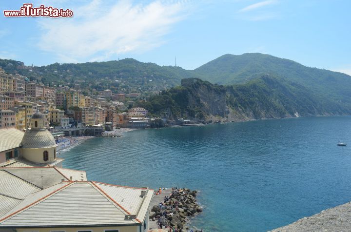 Immagine Il panorama dalla terrazza del Castello della Dragonara di Camogli - © Samuele Pasquino