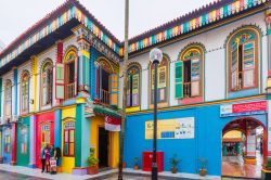 Una passeggiata tra le case variopinte di Little India a Singapore - © Bule Sky Studio / Shutterstock.com 