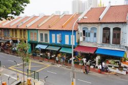 Uno scorcio delle case (peranakan) tipiche di Little India a Singapore - © EQRoy / Shutterstock.com 