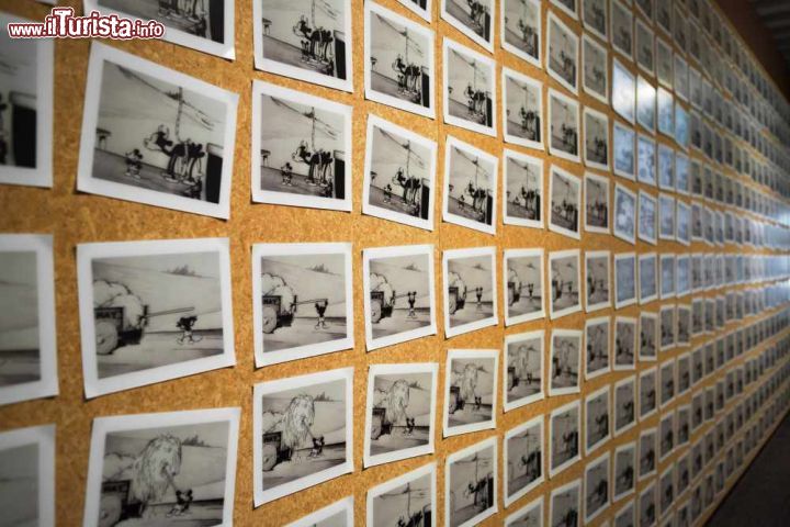 Immagine I fotogrammi di un cartone animato di Topolino al  Walt Disney Family Museum  di San Francisco - © Caitlin Moneypenny-Johnston / www.waltdisney.org/