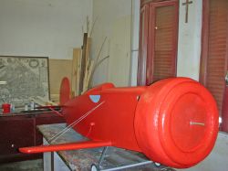 L'aereo del Piccolo Principe realizzato dagli appassionati del Museo del modellismo di Voghenza