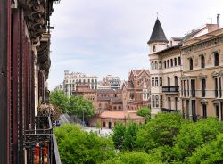 Distretto residenziale di Eixample a Barcellona, ...