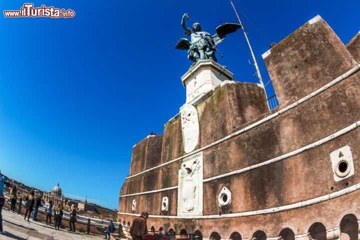 Immagine La terrazza panoramica di Castel Sant'Angelo a Roma - © Lisa S. / Shutterstock.com