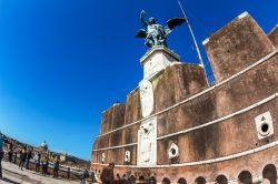 La terrazza panoramica di Castel Sant'Angelo ...