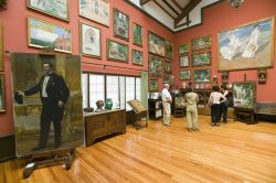 L'interno della casa museo di Joaquin Sorolla y Bastida a Madrid. L'edificio con le opere dell'artista originario di Valencia, furono donate allo stato dalla moglie Clotilde ...