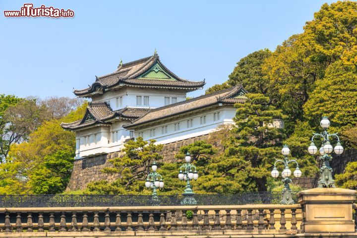 Immagine Il corpo principale del Palazzo Imperiale in centro a Tokyo, la capitale del Giappone