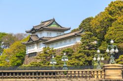 Il corpo principale del Palazzo Imperiale in centro a Tokyo, la capitale del Giappone