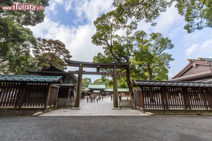 Immagine Il tempio Meiji Shrine di Tokyo si trova nel quartiere Shibuya - © e X p o s e / Shutterstock.com