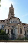 Il campanile della Basilique de Saint-Sernin di Tolosa (Toulouse), Francia, ha una base ottagonale e misura 67 metri in altezza - foto © Karine Lhmon