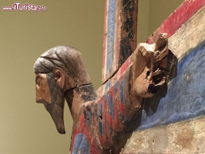 Immagine Majestat Battló il celebre crocifisso ligneo esposto nel Palazzo del MNAC di Barcellona, il Museo d'Arte della Catalogna - © BlablaBarcelona - CC BY-SA 4.0 - Wikipedia