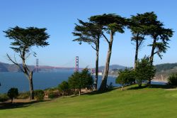 Il campo da Golf che fa parte del parco del presidio di San Francisco