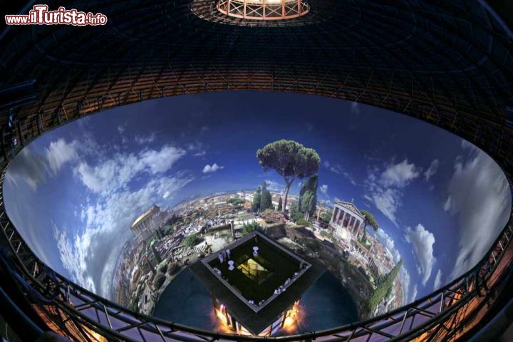 Immagine La proiezione dell'antica Roma presso Panorama XXL, l'attrazione di Rouen in Francia - © www.panoramaxxl.com