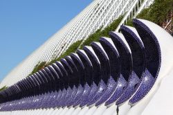 L'esterno dell'Umbracle, l'edificio ...