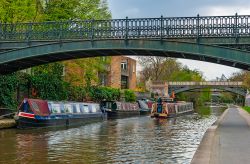 I ponti sul Regent's canal, siamo a Little Venice a nord di Paddington, a Londra