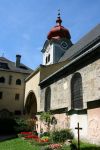 Uno scorcio della chiesa benedettina l'Abbazia di Nonnberg si trova a sud del centro di Salisburgo