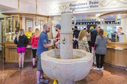 Turisti e appassionati di birra in visita all'Augustiner Bräu, il birrificio artigianale nel cuore verde di Salisburgo - © Anibal Trejo / Shutterstock.com 