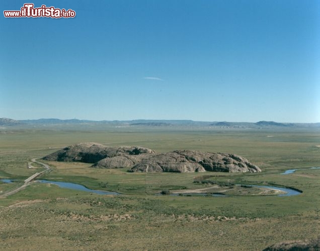 La Independence rock del Wyoming. Credit: Wyoming Travel & Tourism