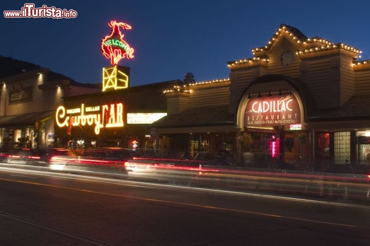 Jackson by night, Wyoming. Credit: Fred Pflughoft