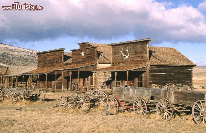 Old Trail Town a  Cody nel Wyoming la città del far west. Credit: Fred Pflughoft