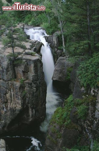 Shell Falls, le cascate della Bighorn National Forest nel Wyoming. Credit: Fred Pflughoft