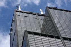 The Ledge i tre balconi in vetro dello Skydeck in cima alla Willis Tower di Chicago