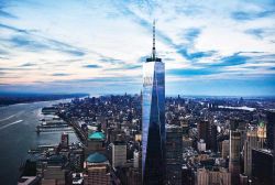 La Freedom Tower e il panorama di New York City