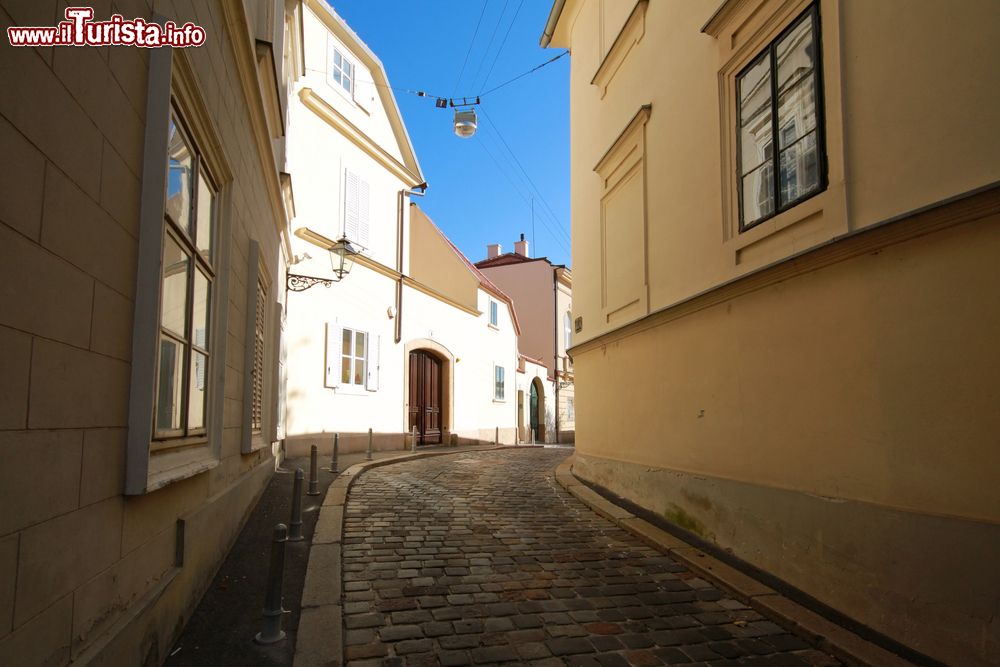 Immagine Un strada del centro storico di Zagabria, la città alta della capitale della Croazia