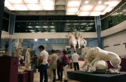 La sala dove è esposta la statua equestre originale di Marco Aurelio, all'interno dei Musei Capitolini di Roma  - © marcovarro / Shutterstock.com 