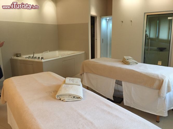 Immagine Letti per massaggi alla Spa delle Terme di Bibione, Laguna Veneta