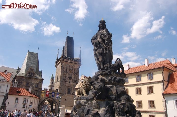 Il Ponte di Carlo sul lato di Mala Strana