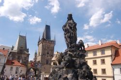 Il Ponte di Carlo sul lato di Mala Strana