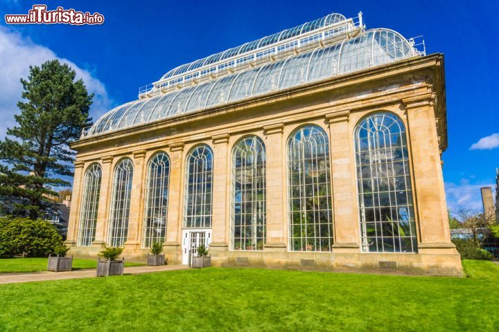 Immagine La Palm House, il magnifico edificio vittoriano, simbolo del Royal Botanic Garden di Edimburgo in Scozia