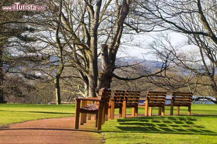 Immagine Una giornata di sole invernale al Giardino Botanico Reale di Edimburgo