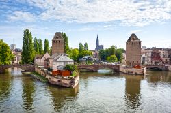 I Ponts Couverts di Strasburgo fotografati dal Barrage Vauban