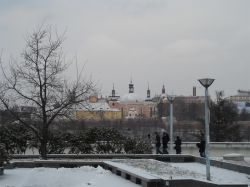 Vista dall'albergo