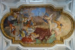 Affresco sul soffitto della chiesa di San Pietro in Vincoli a Roma