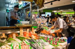 La visita al mercato del pesce di Tokyo, il celebre Tsukiji market il mercato ittico più grande del mondo - © Vassamon Anansukkasem / Shutterstock.com
