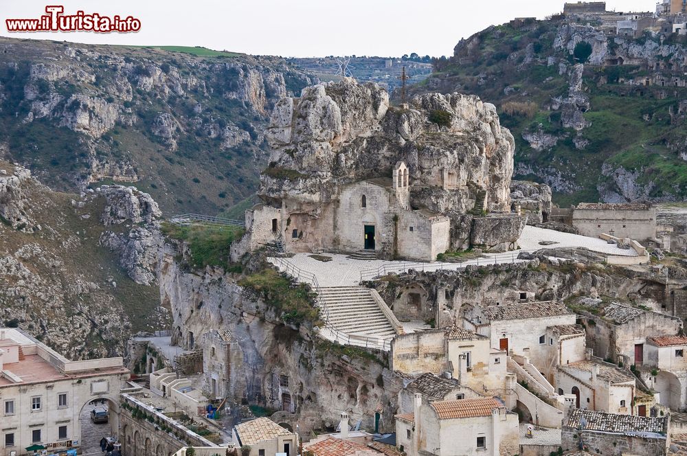 Immagine Uno scorcio del Sasso Caveoso il cuore più antico del centro di Matera in Basilicata