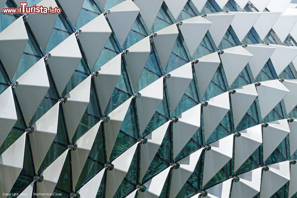 Immagine Un dettaglio della copertura della sala concerti dell'Esplanade theater on The Bay a Singapore - © pkul / Shutterstock.com