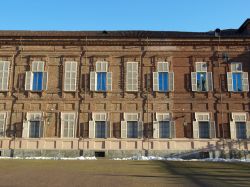 Dettaglio di una delle facciate di Palazzo Reale a Torino