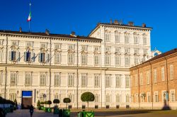Uno scorcio dell'architettura barocca di Palazzo Reale a Torino