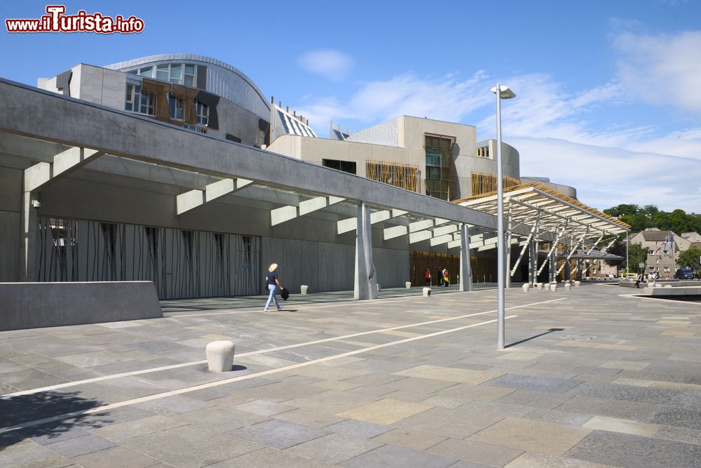 Immagine L'architettura modernista del Parlamento della Scozia a Edimburgo