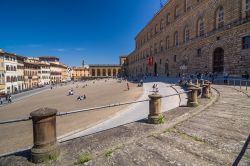 Veduta laterale di Palazzo Pitti, Firenze, Italia. Al suo interno ospita gallerie e musei - © Yury Dmitrienko / Shutterstock.com