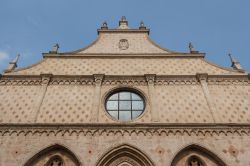 Dettaglio dell'esterno della Cattedrale di Sant'Ambriogio a Vigevano