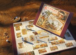 Un vecchio gioco da tavolo esposto al Museo Ravensburger - ©  www.ravensburger.de