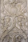 Particolare di un bassorilievo in marmo del Duomo di Spoleto