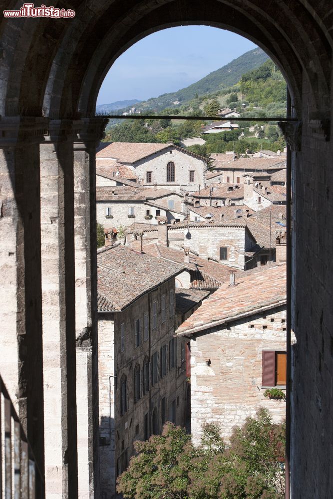 Immagine Panorama di Gubbio fotografato dalla Loggia di Palazzo dei Consoli