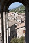 Panorama di Gubbio fotografato dalla Loggia di Palazzo dei Consoli