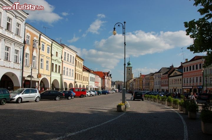 La piazza Smetana a Litomyl 