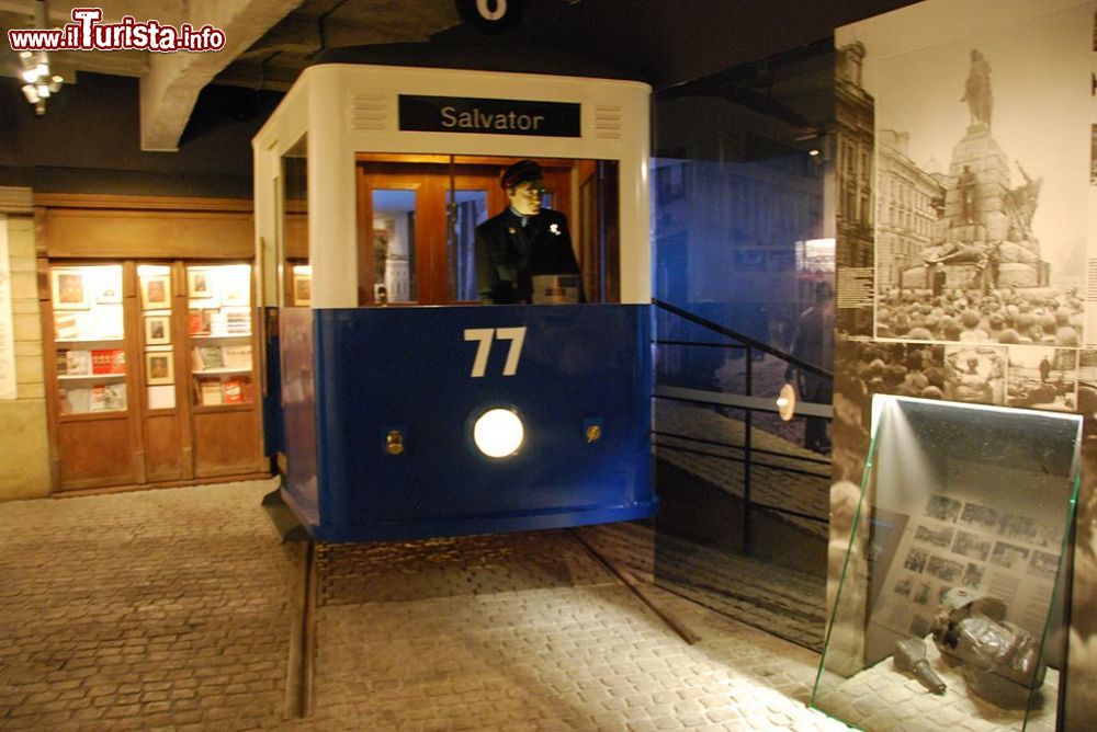 Immagine Ricostruzione del tram che serviva la Fabbrica di Schindler (Fabryka Emalia Oskara Schindlera) a Cracovia